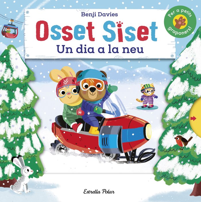 OSSET SISET. UN DIA A LA NEU, de DAVIES, BENJI | portada del libro