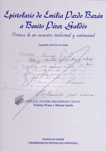 EPISTOLARIO DE EMILIA PARDO BAZAN A BENITO PEREZ GALDOS, de PENAS, ERMITAS | portada del libro