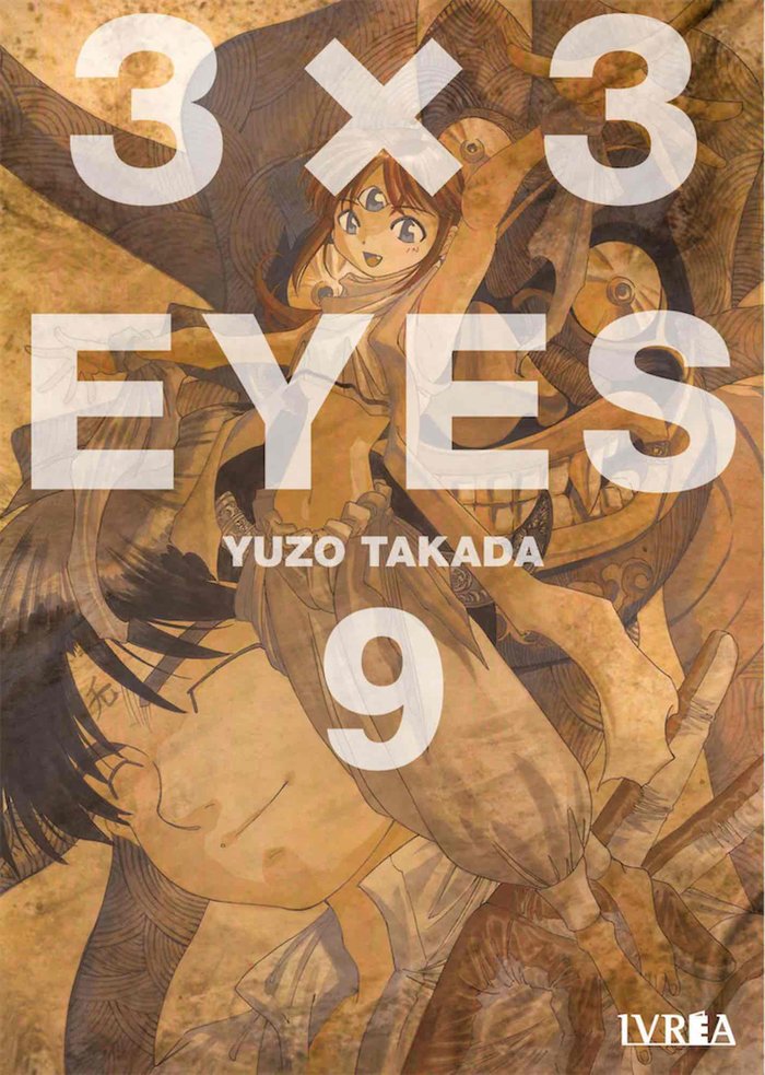 3X3 EYES 9, de Yuzo Takada | portada del libro