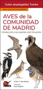 AVES DE LA COMUNIDAD DE MADRID- GUIAS  DESPLEGABLES TUNDRA, de Varios autores | portada del libro