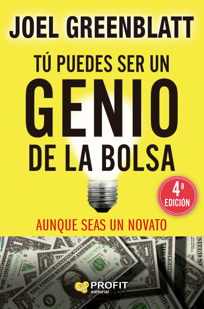 TU PUEDES SER UNA GRAN GENIO DE LA BOLSA, de JOEL GREENBLATT | portada del libro