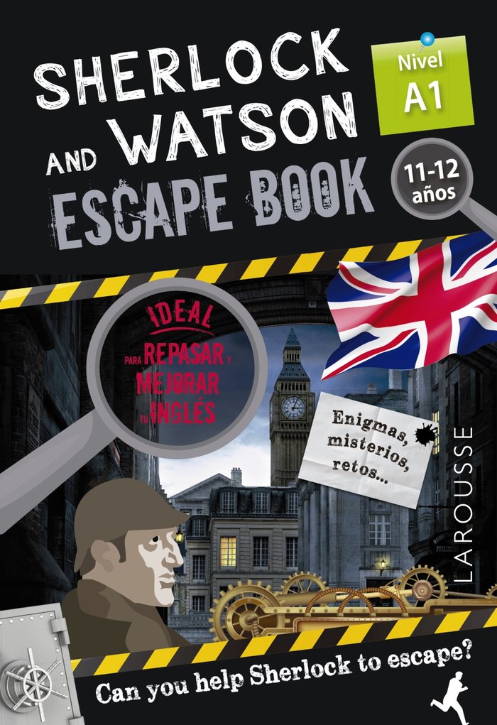 SHERLOCK & WATSON. ESCAPE BOOK PARA REPASAR INGLES. 11-12 AÑOS, de SAINT-MARTIN, GILLES | portada del libro
