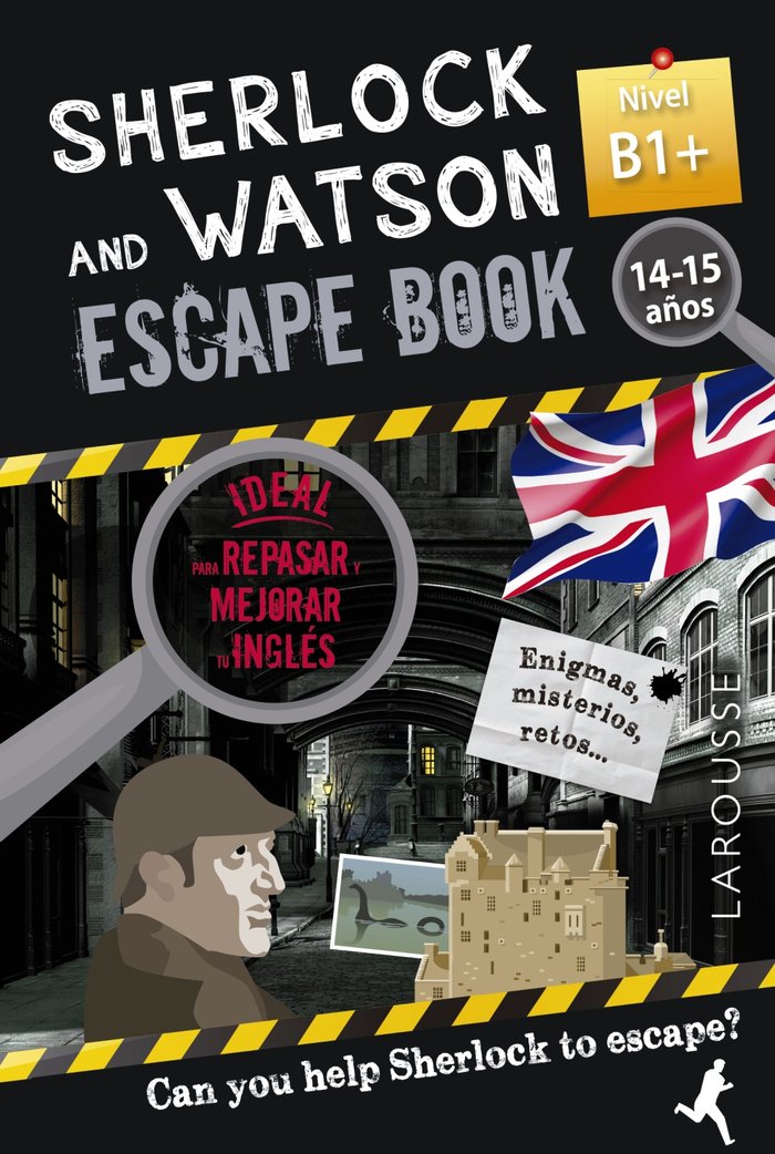 SHERLOCK & WATSON. ESCAPE BOOK PARA REPASAR INGLES. 14-15 AÑOS, de SAINT-MARTIN, GILLES | portada del libro