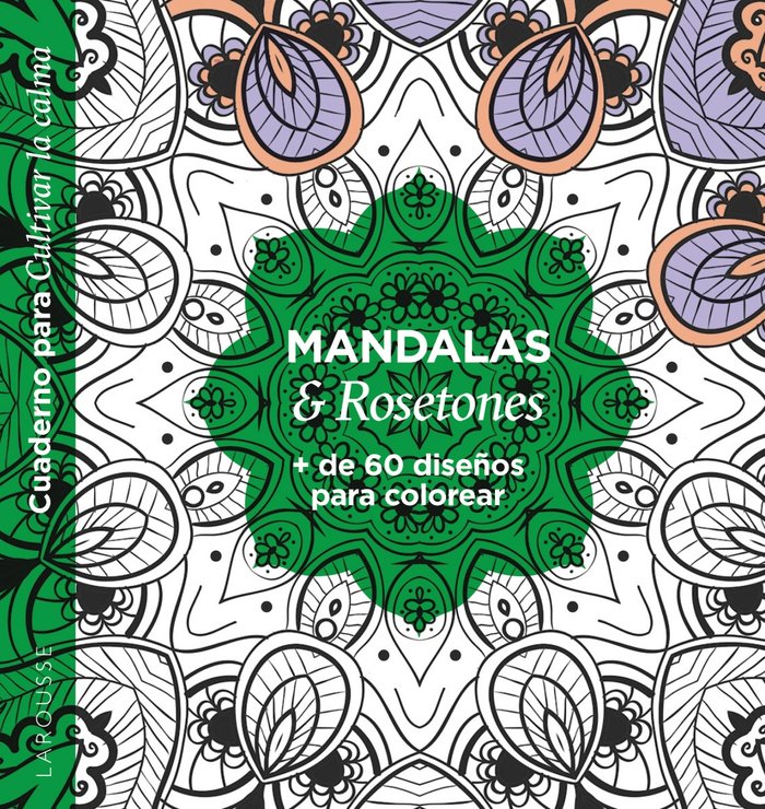 MANDALAS & ROSETONES, de EDITIONS LAROUSSE | portada del libro