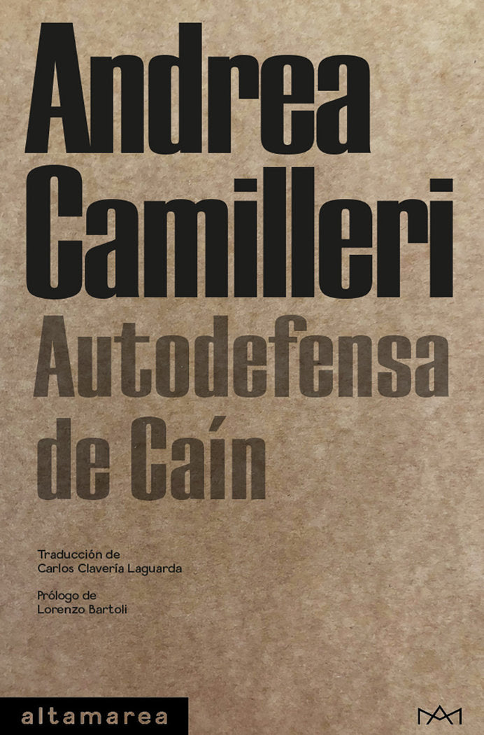 AUTODEFENSA DE CAIN, de CAMILLERI, ANDREA | portada del libro
