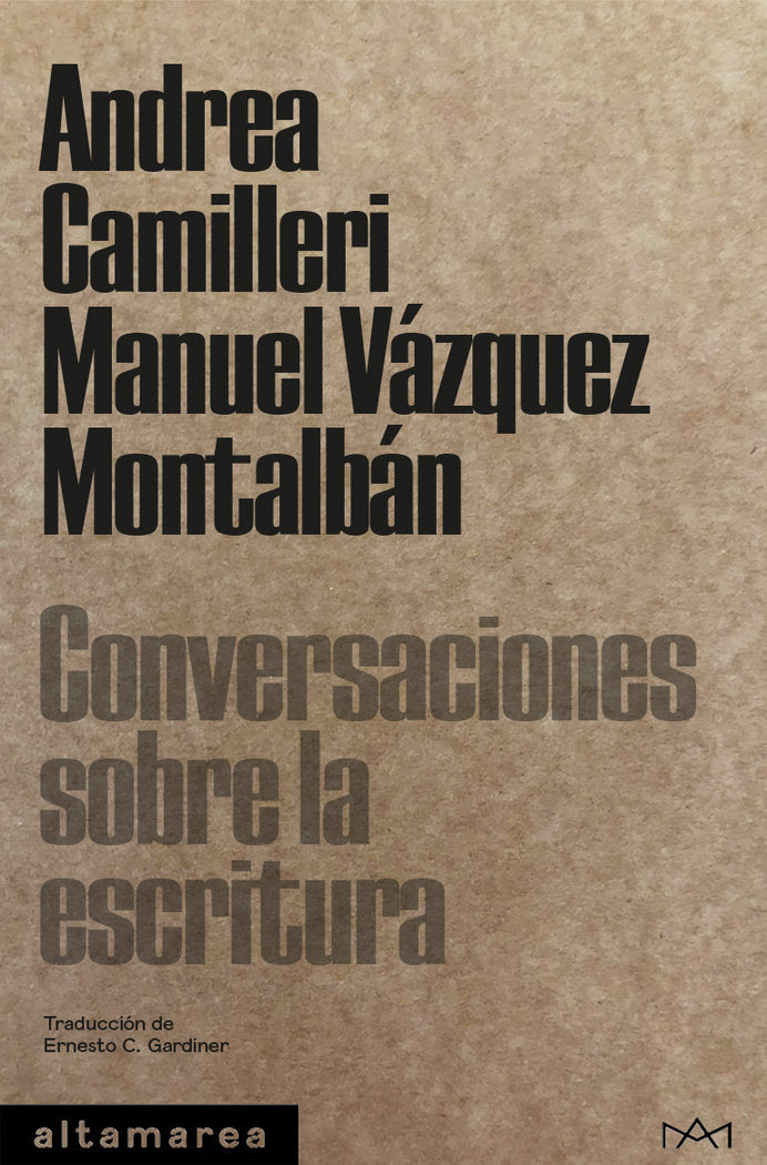 Conversaciones sobre la escritura, de CAMILLERI, ANDREA | portada del libro