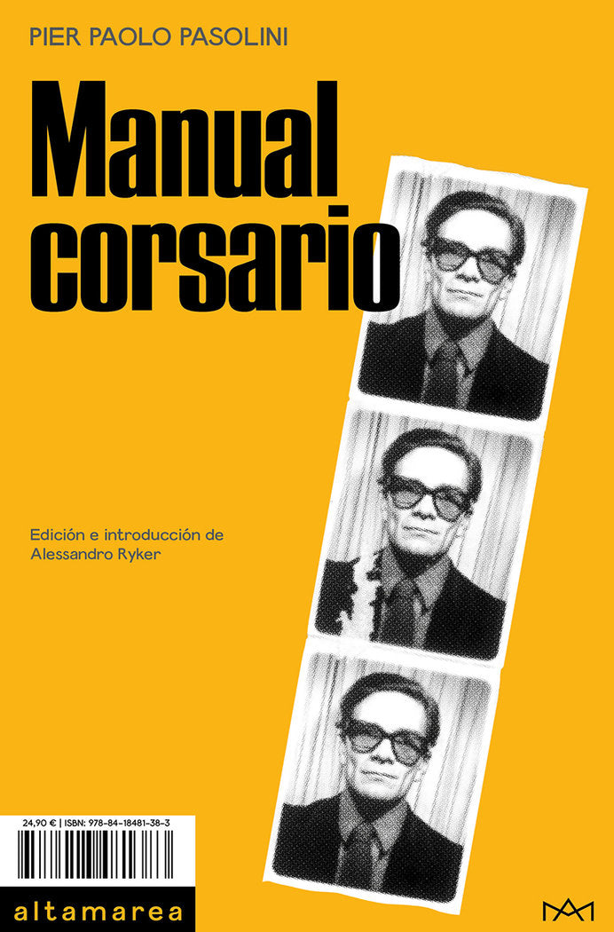 Manual corsario, de PASOLINI, PIER PAOLO | portada del libro