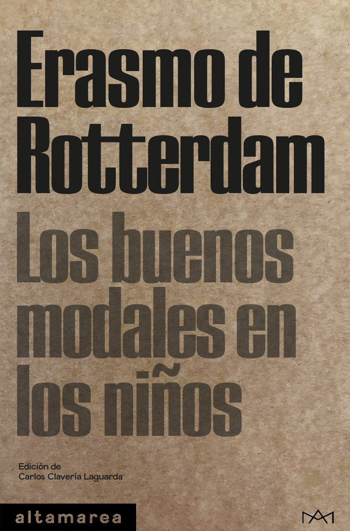 LOS BUENOS MODALES EN LOS NIÑOS, de DE ROTTERDAM, ERASMO | portada del libro