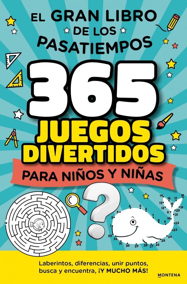 EL GRAN LIBRO DE LOS PASATIEMPOS, de VARIOS AUTORES | portada del libro