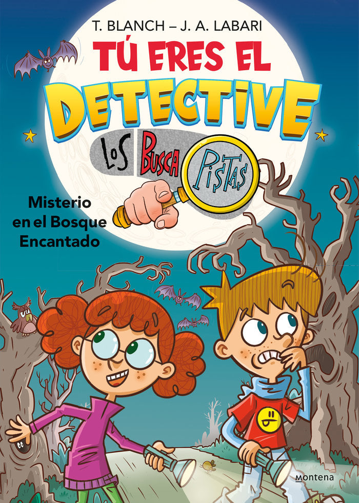 TU ERES EL DETECTIVE CON LOS BUSCAPISTAS 1. MISTERIO EN BOSQUE ENCANTADO, de LABARI, JOSE ANGEL | portada del libro