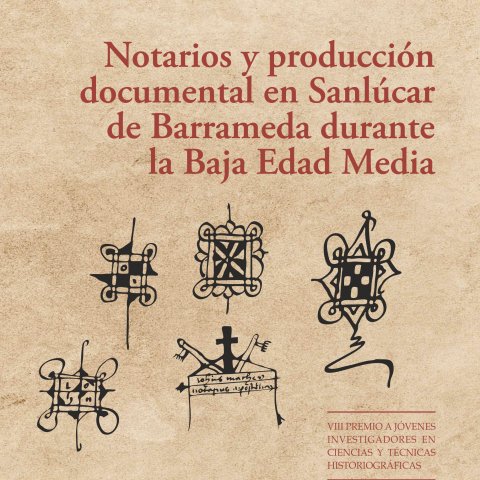 NOTARIOS Y PRODUCCION DOCUMENTAL EN SANLUCAR DE BARRAMEDA DURANTE | portada del libro