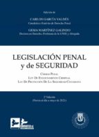LEGISLACION PENAL Y DE SEGURIDAD 2021., de Carlos García Valdés | portada del libro