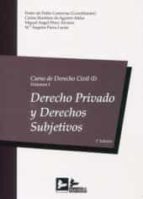 CURSO DERECHO CIVIL I - VOLUMEN I, de Pedro de Pablo Contreras | portada del libro