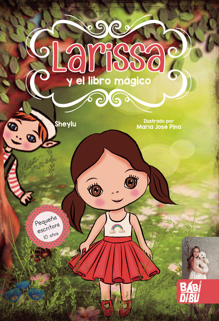 Larissa y el libro mágico, de Sheylu | portada del libro