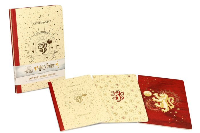 HARRY POTTER PACK DE 3 LIBRETAS GRYFFINDOR | portada del libro