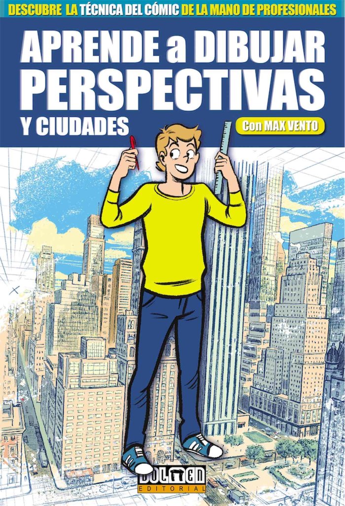 Aprende a dibujar perspectivas y ciudades, de Vento, Max | portada del libro