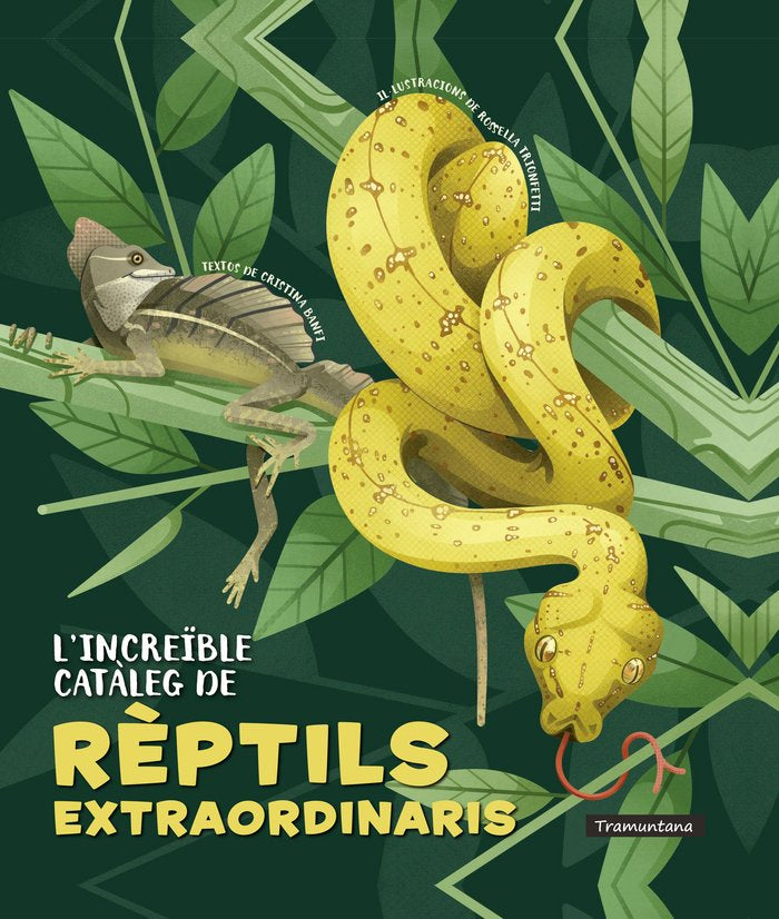 L'INCREIBLE CATALEG DE REPTILS EXTRAORDINARIS, de BANFI, CRISTINA | portada del libro