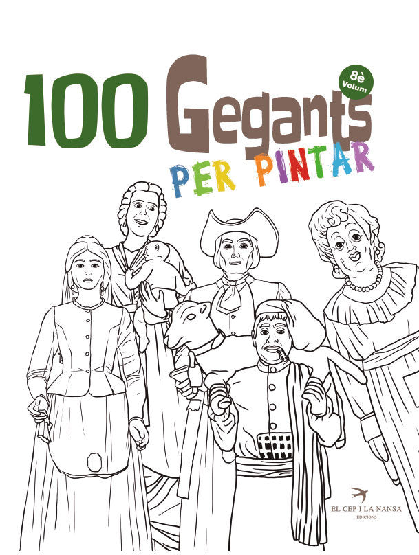 100 Gegants per pintar. Volum 8, de JUANOLO | portada del libro