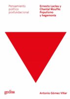 Ernesto Laclau y Chantal Mouffe: Populismo y hegemonía, de ANTONIO GOMEZ VILLAR | portada del libro