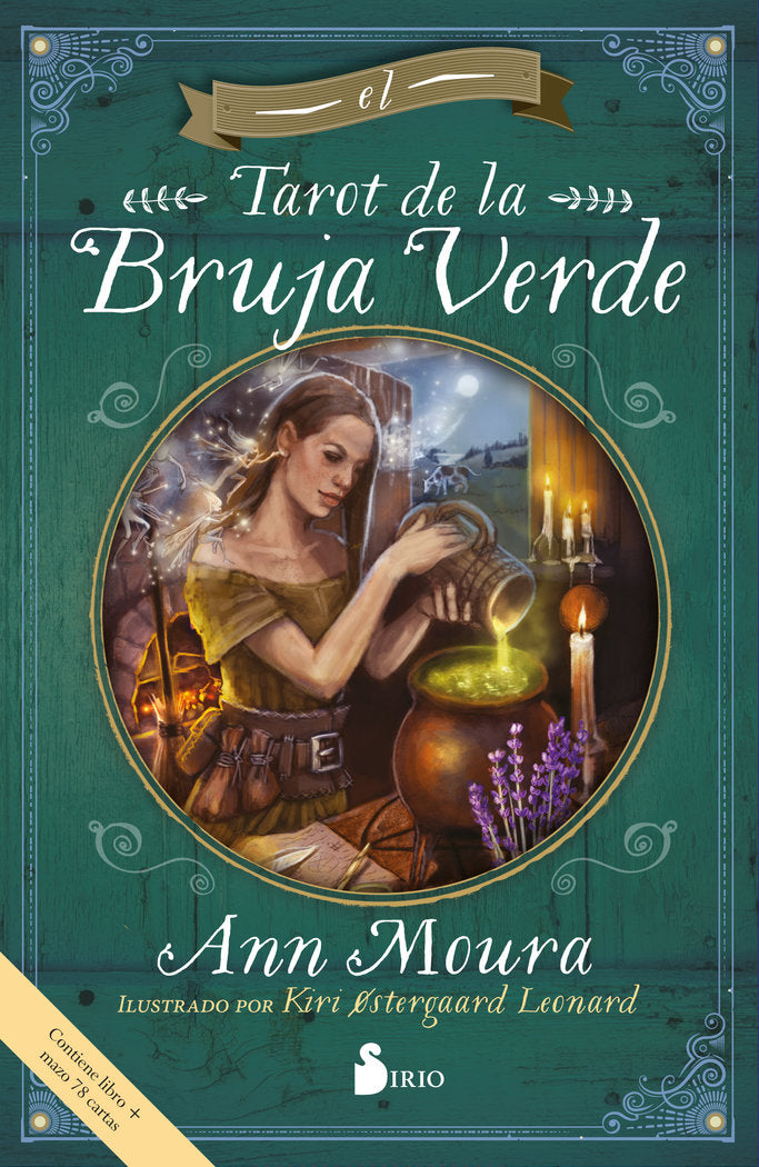 EL TAROT DE LA BRUJA VERDE, de MOURA, ANNE | portada del libro