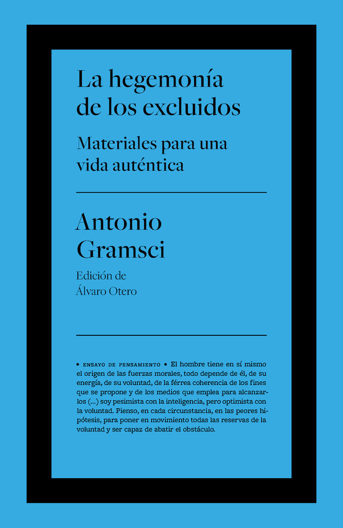 LA HEGEMONIA DE LOS EXCLUIDOS, de GRAMSCI, ANTONIO | portada del libro