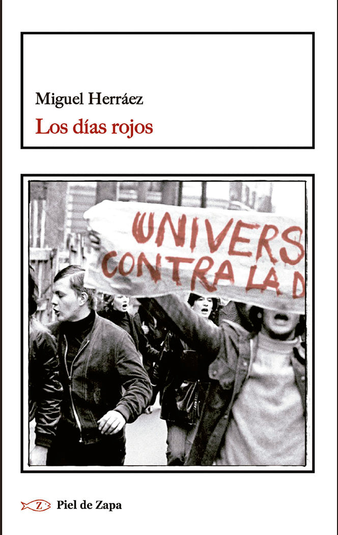 LOS DIAS ROJOS, de MIGUEL HERRAEZ | portada del libro