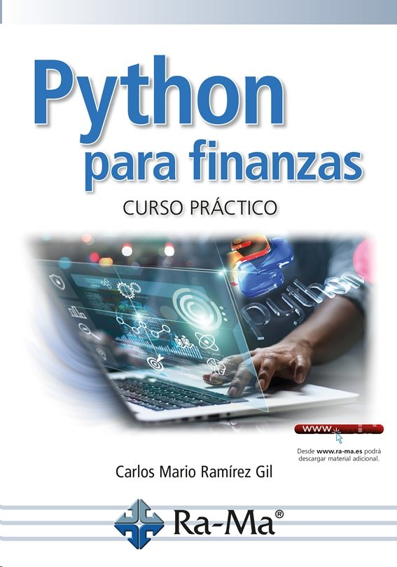 PYTHON PARA FINANZAS, de CARLOS MARIO | portada del libro