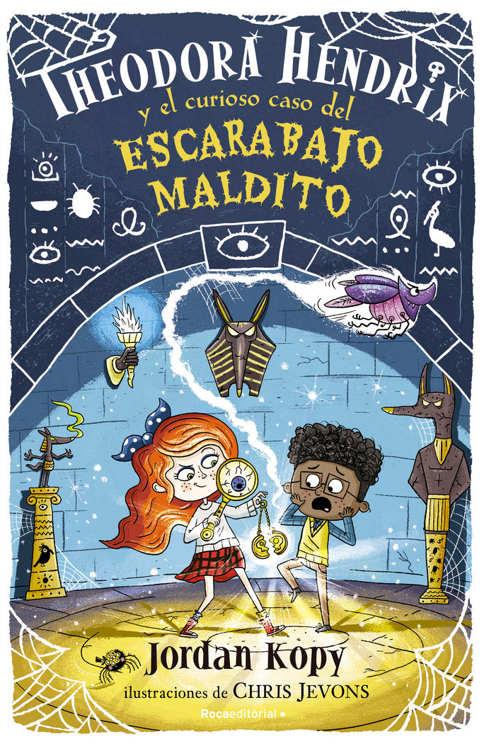 THEODORA HENDRIX Y EL CURIOSO CASO DEL ESCARABAJO MALDITO, de KOPY, JORDAN | portada del libro
