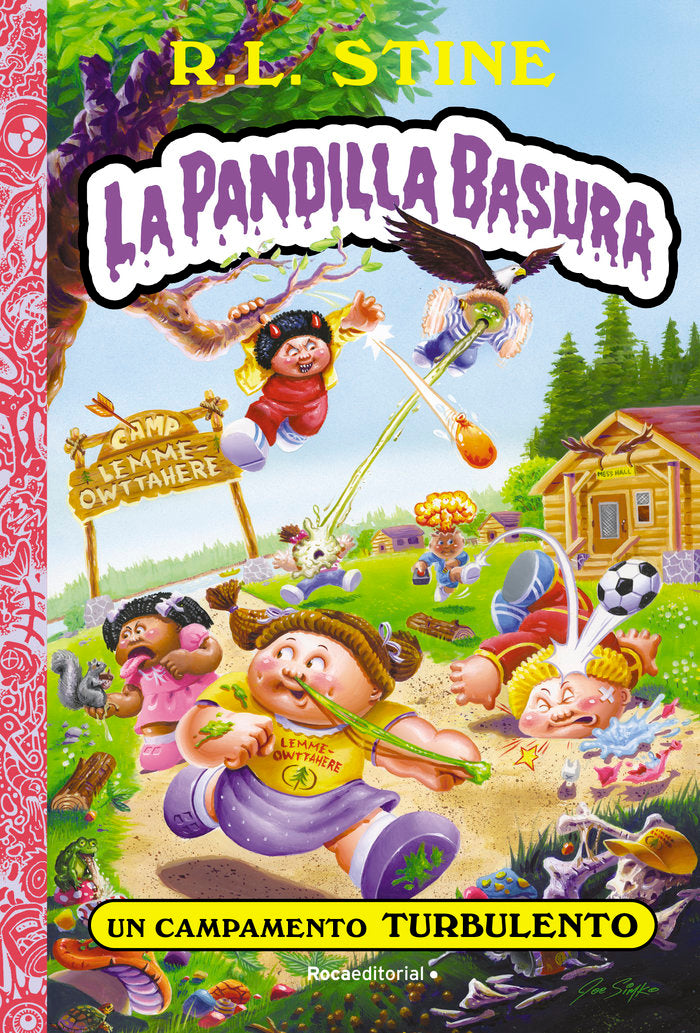 UN CAMPAMENTO TURBULENTO LA PANDILLA BASURA 3, de STINE,R L | portada del libro