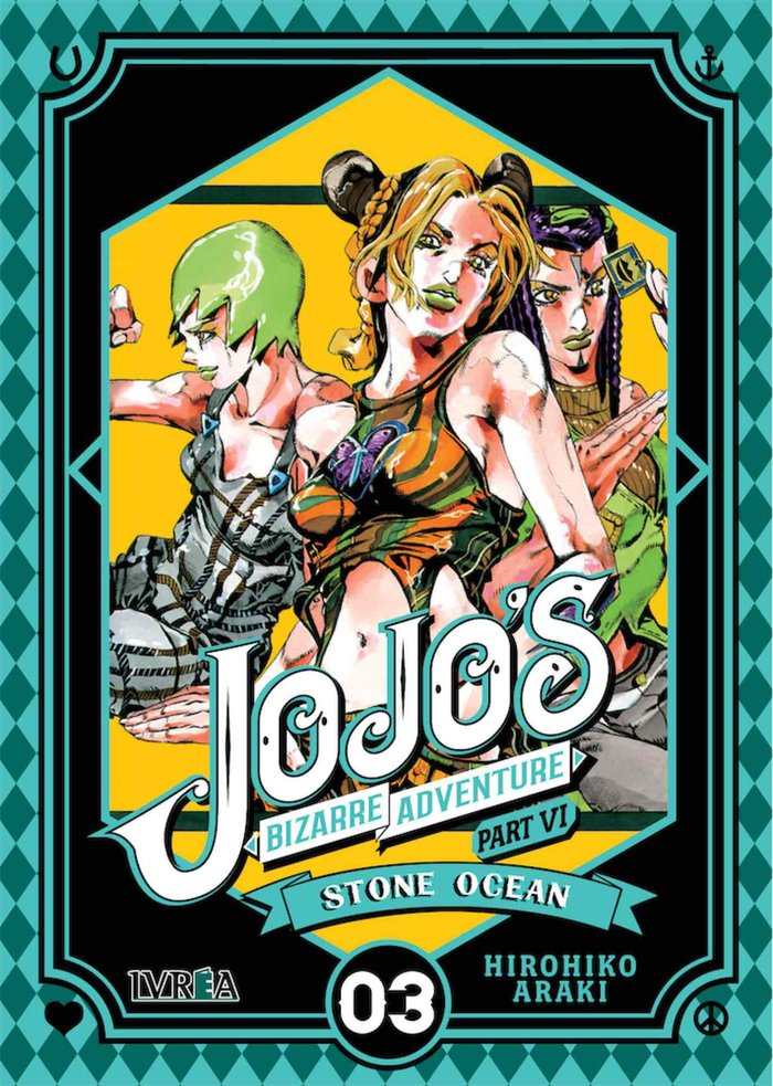 Jojo Bizzarre Adventure Parte 6: Stone ocean 03, de Hirohiko Araki | portada del libro
