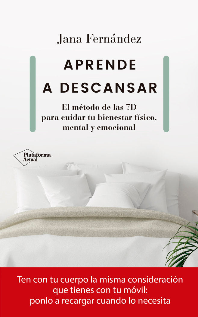 Aprende a descansar, de FERNANDEZ, JANA | portada del libro