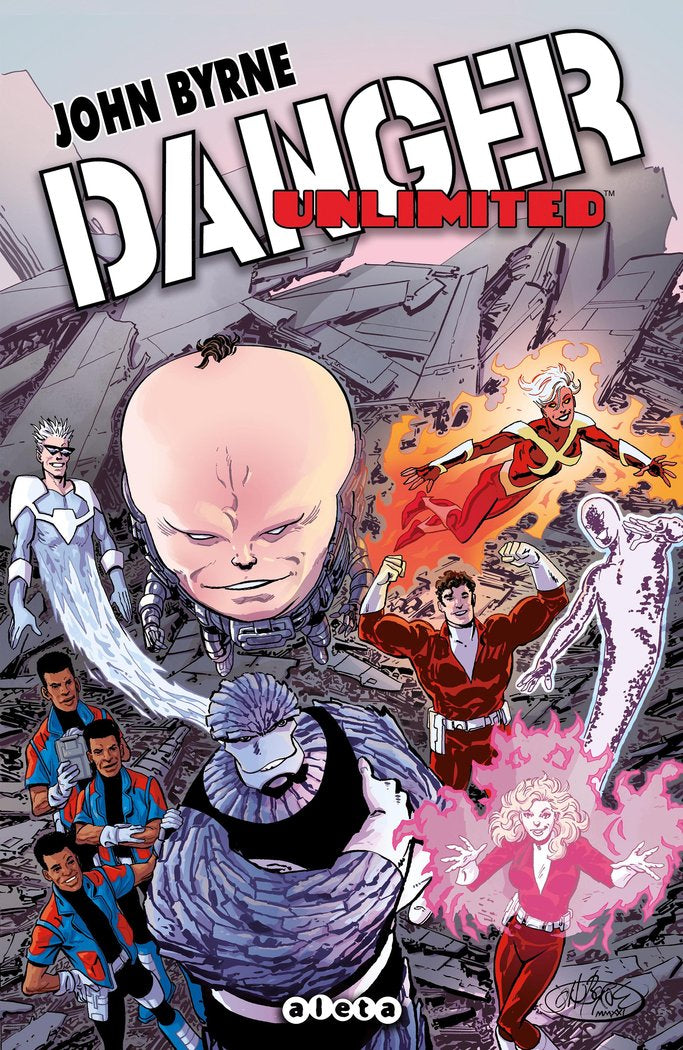 DANGER UNLIMITED, de BYRNE, JOHN | portada del libro