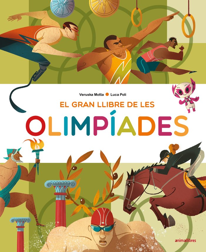EL GRAN LLIBRE DE LES OLIMPIADES, de VERUSKA MOTTA | portada del libro