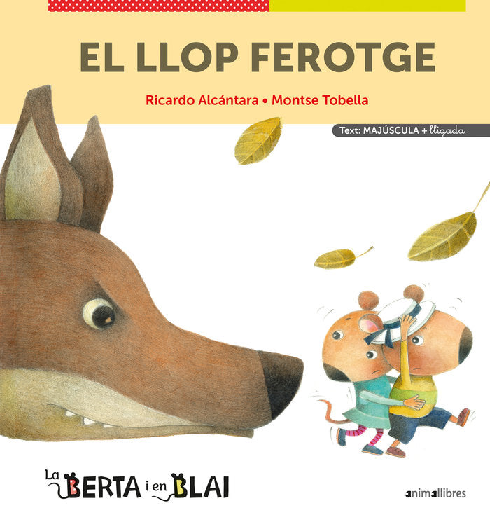 EL LLOP FEROTGE MAJUSCULES + LLIGADA, de RICARDO ALCANTARA | portada del libro