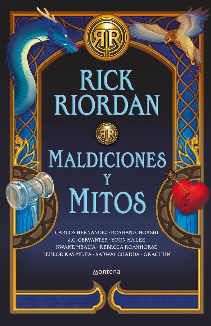 MALDICIONES Y MITOS, de RIORDAN, RICK | portada del libro