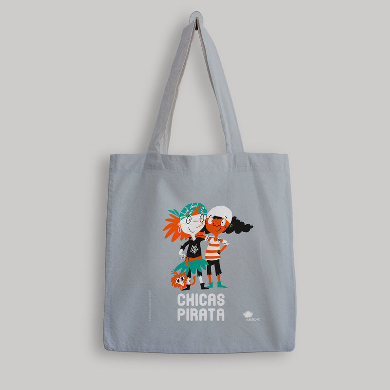 BOLSA DE TELA CHICAS PIRATA - GRIS, de GOMEZ | portada del libro