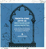 TRENTA CINC ANYS DE RESTAURACIO MONUMENTAL | portada del libro