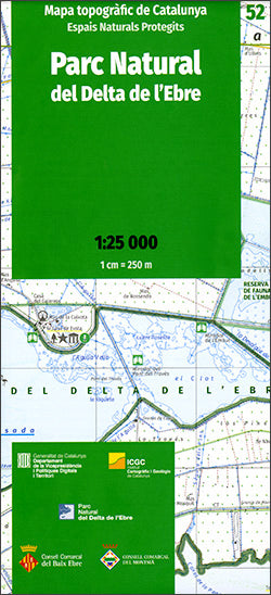 MAPA TOPOGRAFIC DE CATALUNYA 1:25 000 ESPAIS NATURALS PROTE, de Institut Cartogràfic i Geològic de Catalunya | portada del li