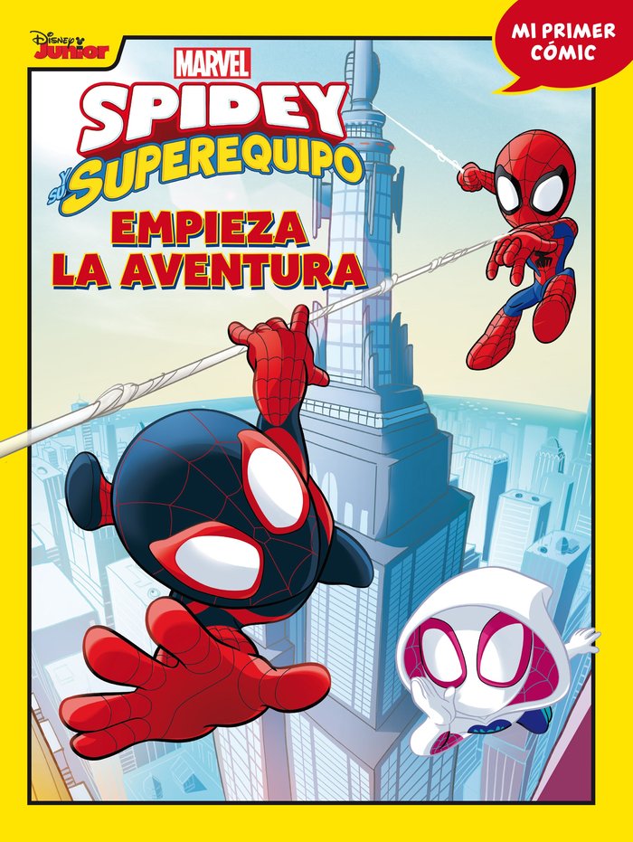 SPIDEY Y SU SUPEREQUIPO. EMPIEZA LA AVENTURA, de MARVEL | portada del libro