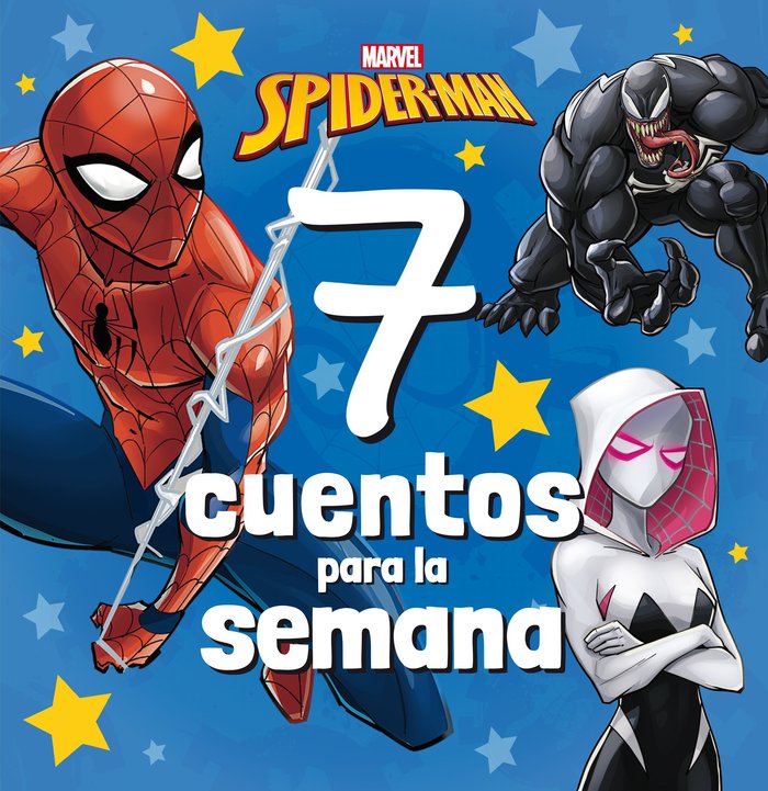 SPIDER-MAN. 7 CUENTOS PARA LA SEMANA, de DISNEY | portada del libro