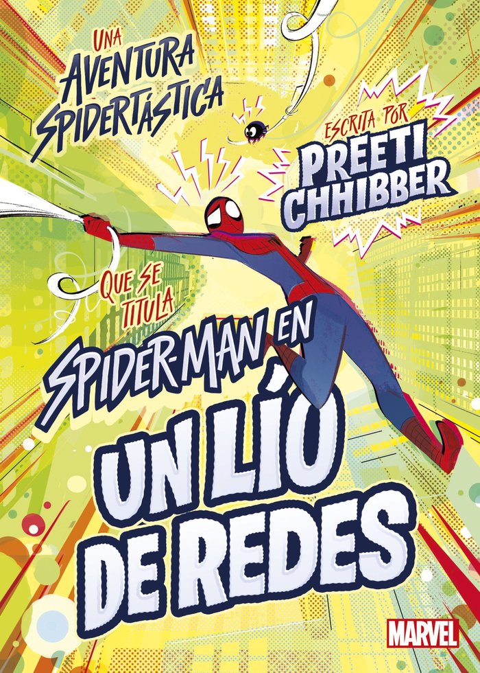 SPIDER-MAN EN UN LIO DE REDES, de MARVEL | portada del libro