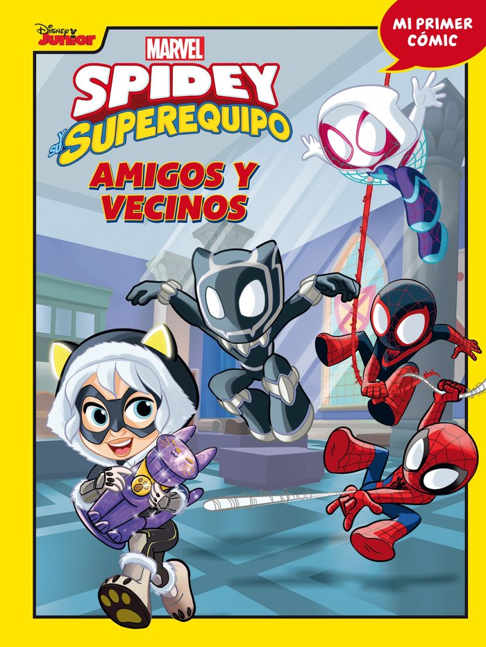 SPIDEY Y SU SUPEREQUIPO. AMIGOS Y VECINOS, de MARVEL | portada del libro