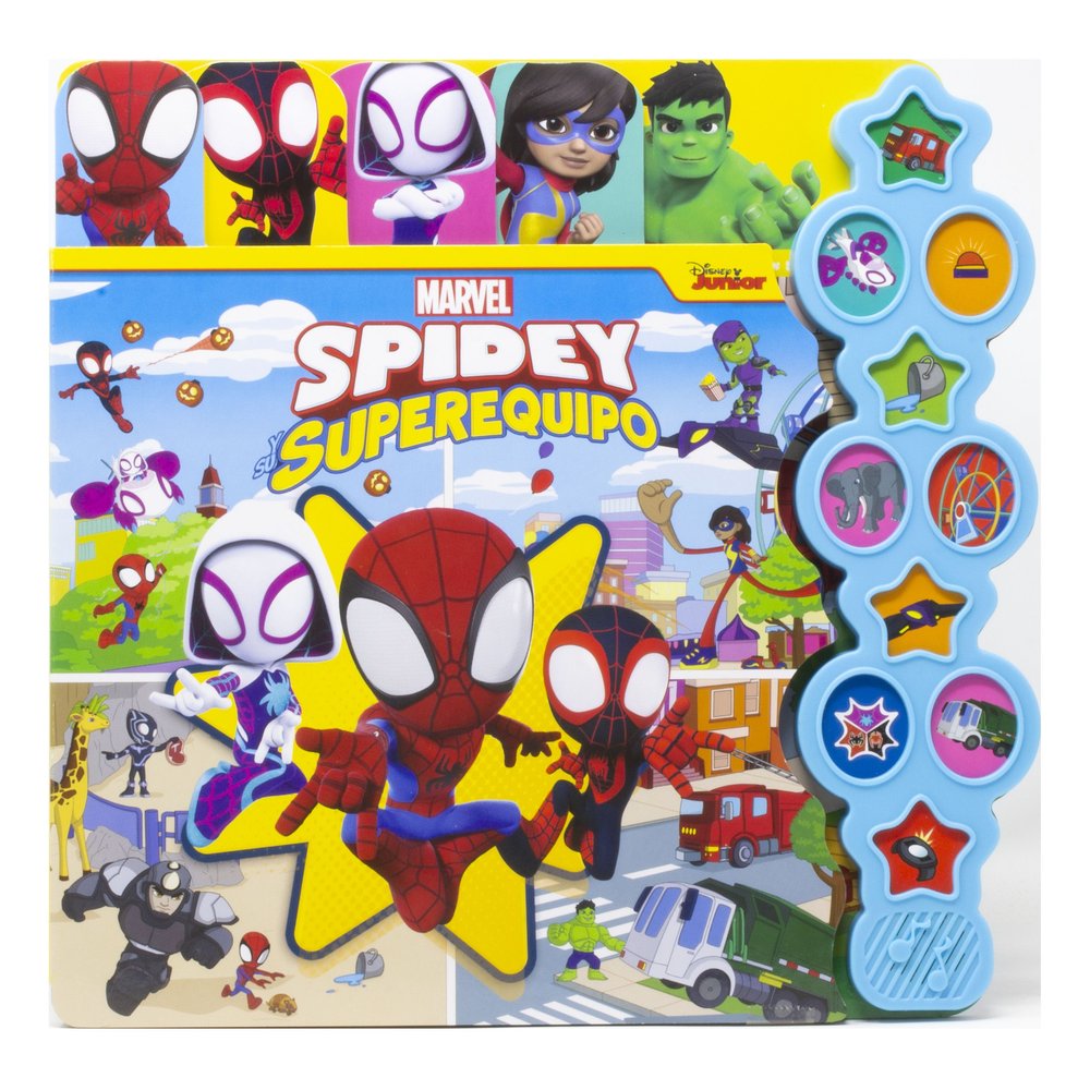 Spidey y su superequipo. Libro con 10 sonidos, de MARVEL | portada del libro