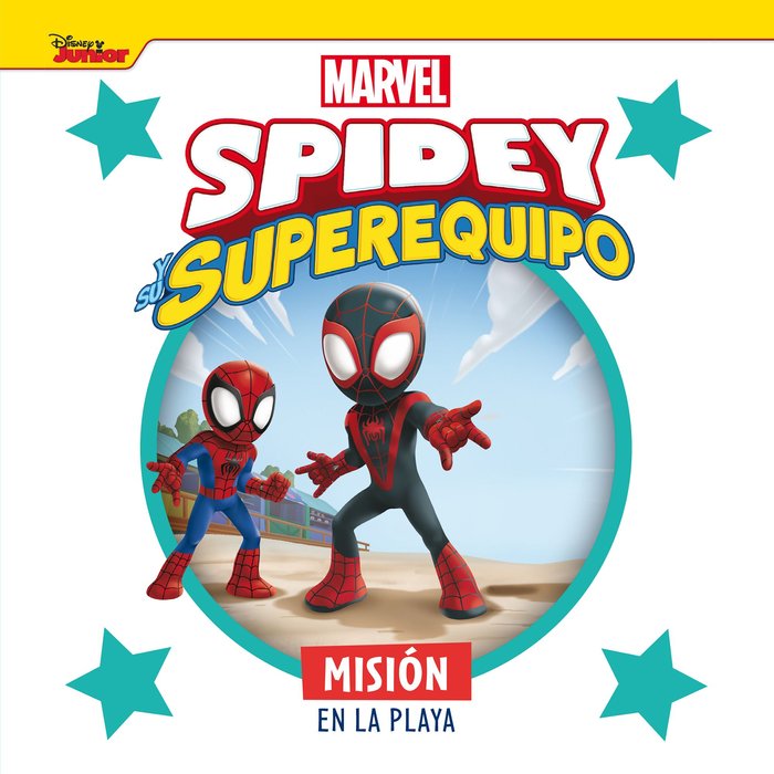 SPIDEY Y SU SUPEREQUIPO MISION EN LA PLAYA, de MARVEL | portada del libro