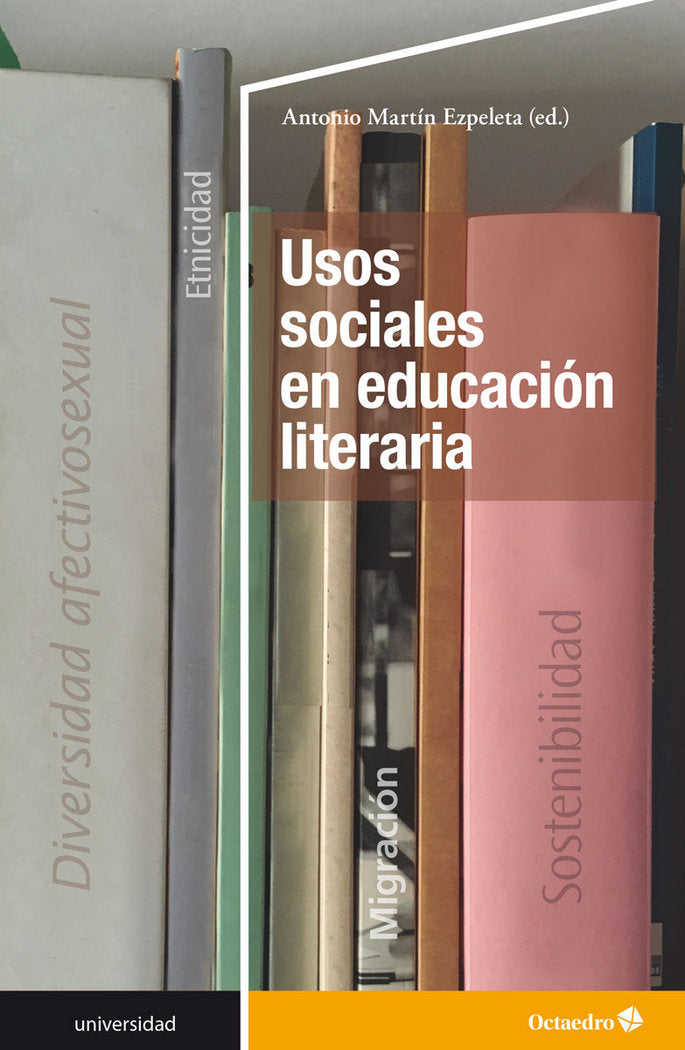 Usos sociales en educación literaria, de Martín Ezpeleta, Antonio | portada del libro