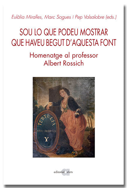 Sou lo que podeu mostrar que haveu begut d'aquesta font | portada del libro