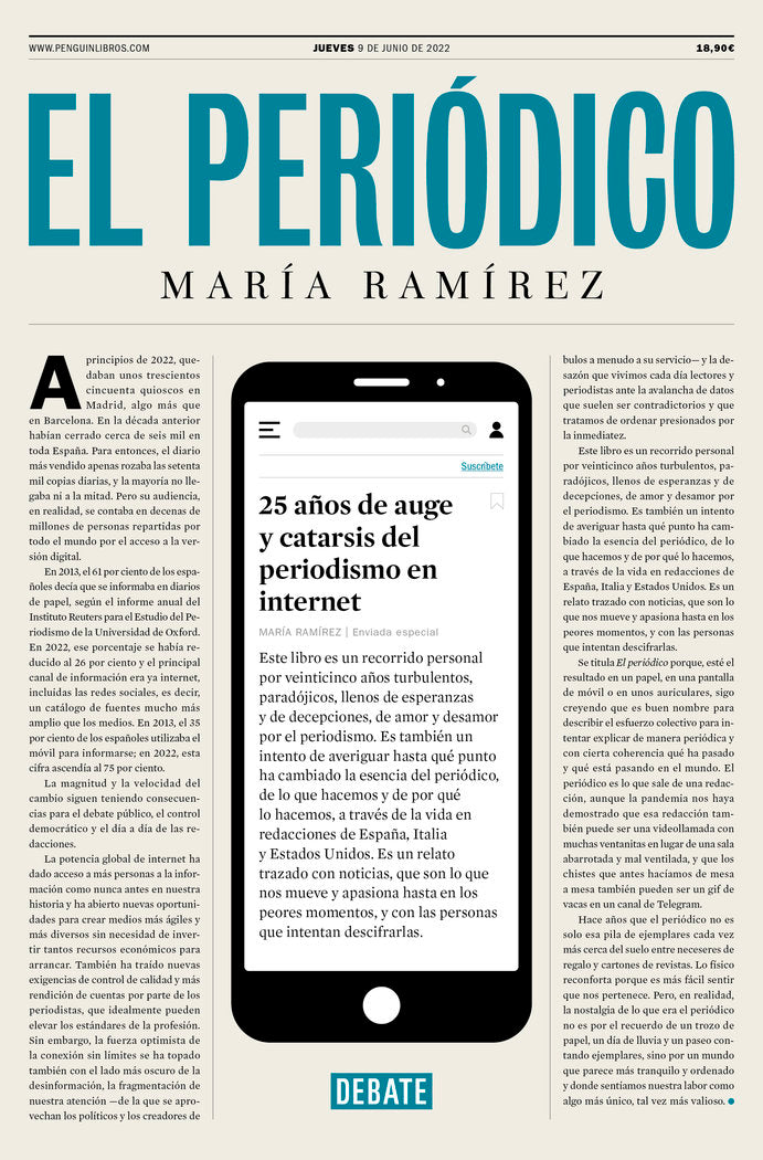 EL PERIODICO, de RAMIREZ, MARIA | portada del libro