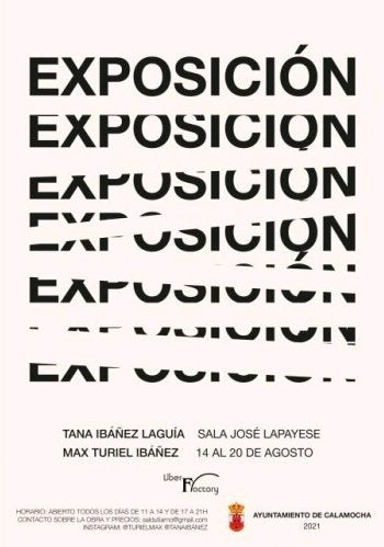 EXPOSICION DE PINTURA EN LA SALA JOSE LAPAYESE DE CALAMOCHA, de IBAÑEZ LAGUIA, TANA | portada del libro