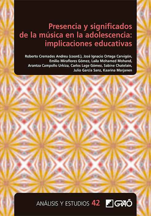 PRESENCIA Y SIGNIFICADOS DE LA MUSICA EN LA ADOLESCENCIA: IM, de CAMPOLLO URKIZA, ARANTZA | portada del libro