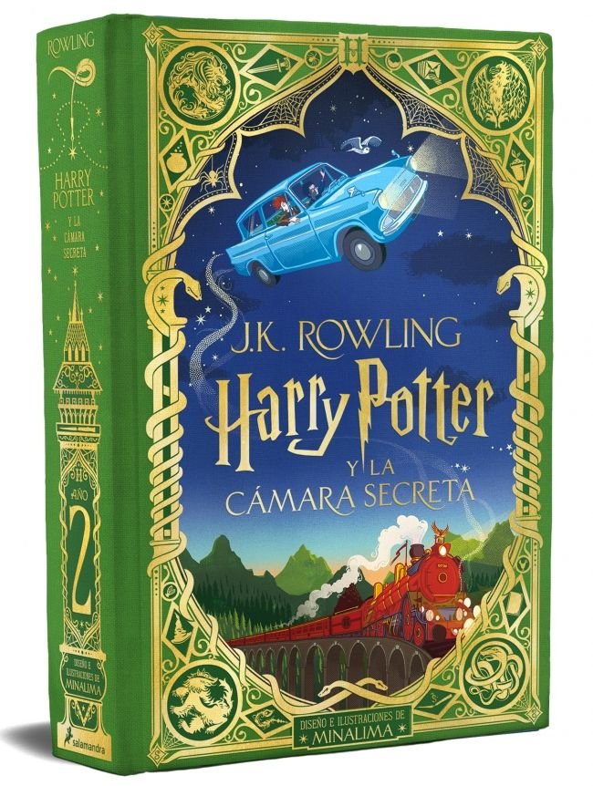 HARRY POTTER Y LA CAMARA SECRETA (ED. MINALIMA), de ROWLING, J.K. | portada del libro